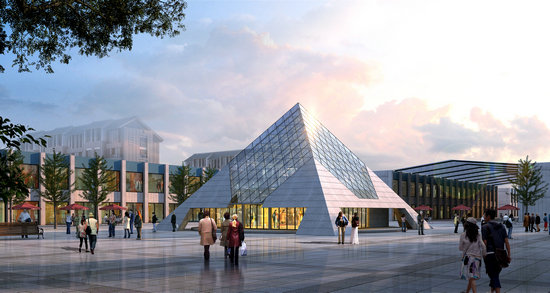 平度金字塔网架